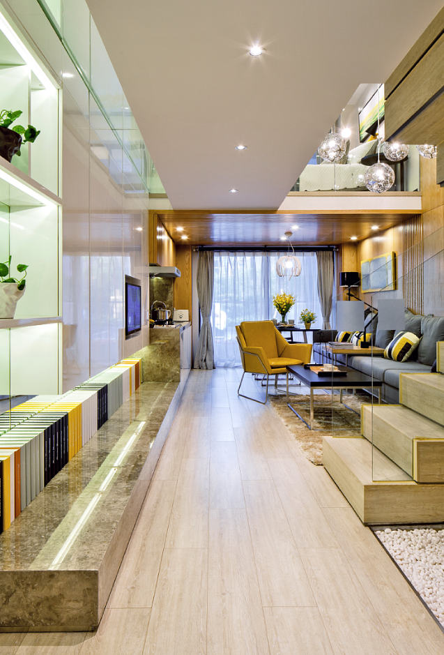 龍湖九里晴川-現(xiàn)代簡約-臥室設計效果圖