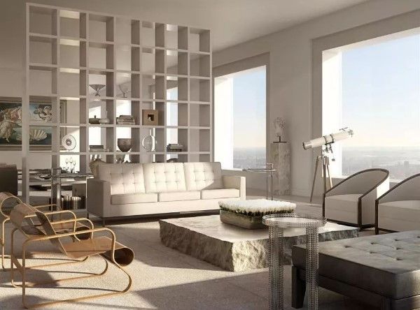 客廳隔斷常見的幾種方法，附客廳隔斷效果圖